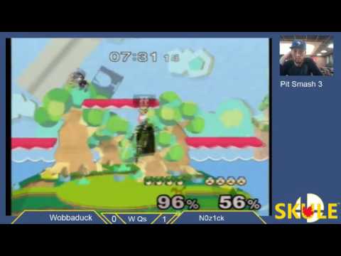 Pit Smash 2.3 Melee - N0z1ck(Sheik) vs Wobbaduck(Marth)