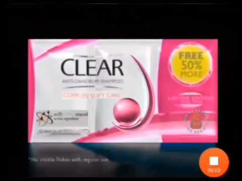 CLEAR ANTI DANDRUFF SHAMPOO TRIO Sachet SUNSILK Shampoo Sachet Philippines 15s 2009