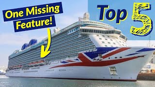 5 BEST things about Britannia and 1 thing they MISSED! P&O Cruises.