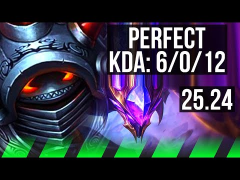 RAMMUS vs KHA'ZIX (JGL) | 6/0/12 | EUW Master | 25.24