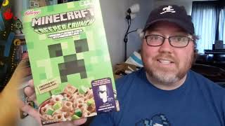 Minecraft Creeper Crunch Cereal - Taste Test