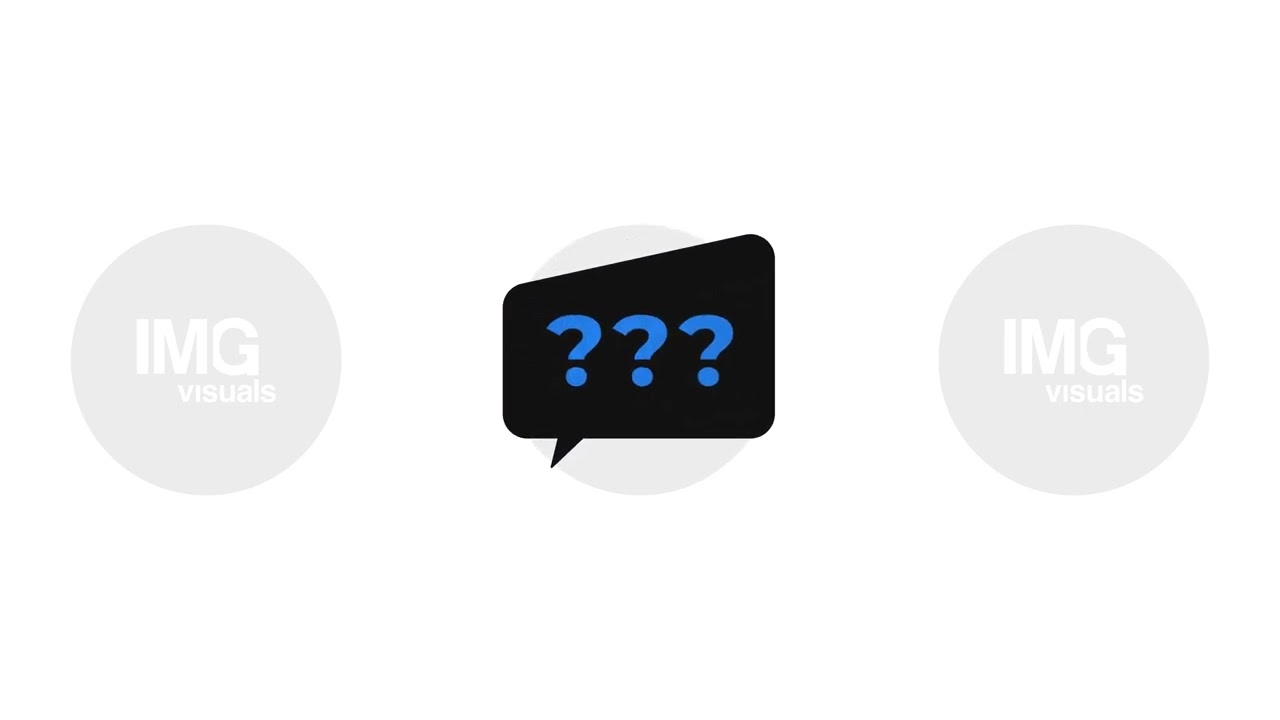 Speech bubble with three bold question marks 2D cartoon object animation