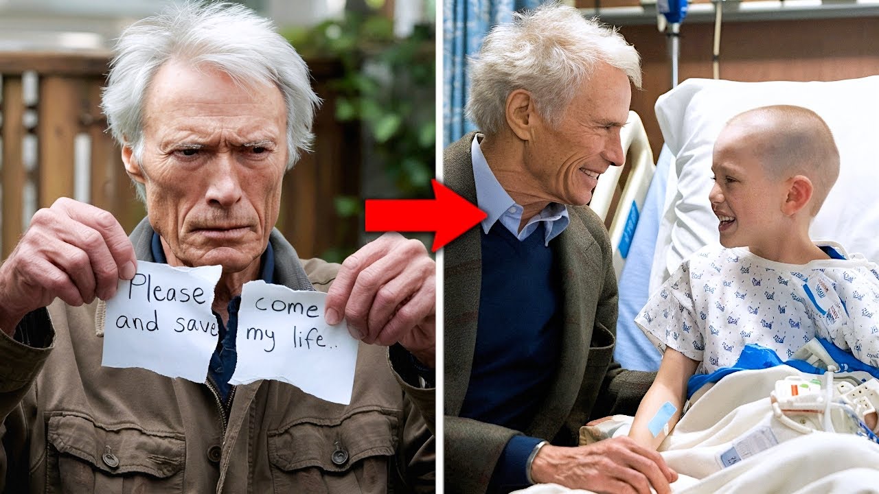 Clint Eastwood ignora el deseo de un niño con una enfermedad terminal, Hasta que un video lo obliga!