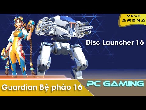 [ Mech Arena VN# 303 ] Guardian dùng Bệ pháo 16 - Guardian with disc launcher 16