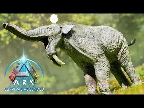 Deinotherium destacado | Domesticación | Lugares de aparición y habilidades | ARK: Survival Ascended