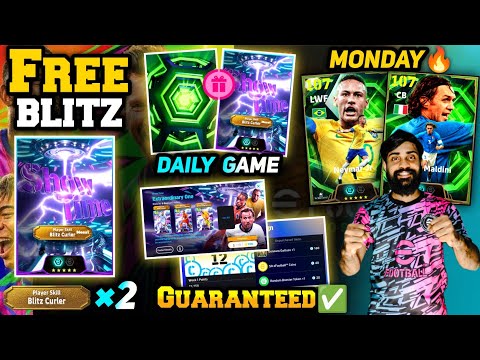 ×2 Free Blitz Reward,Free Epic & Showtime In Daily Game & Guaranteed Showtimes In EFootball 26