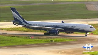 25 MINUTOS UM SÁBADO AGITADO DE POUSOS E DECOLAGENS BELÍSSIMAS SEM PARAR NO AEROPORTO DE GUARULHOS ✔