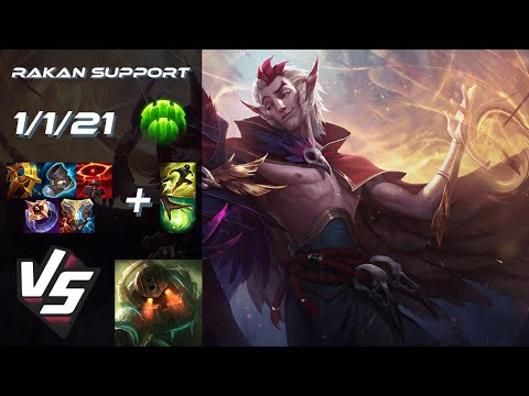 SUPPORT Rakan vs Nautilus - NA Challenger Patch 25.20