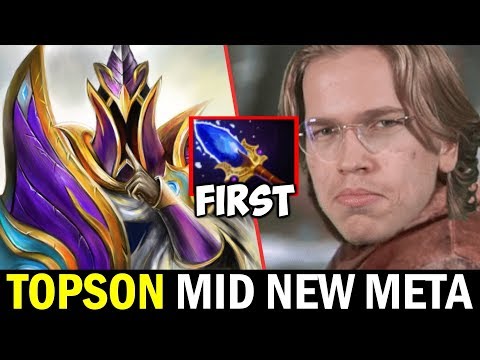 TOPSON Mid Silencer — New Scepter First Core Item New Meta? Dota2