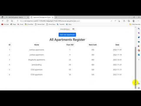 CS50 2022 Final project Apartmen MGMT system