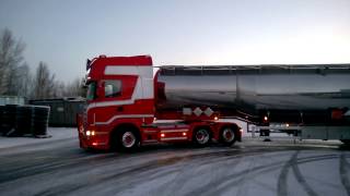 preview picture of video 'Scania R, Pedersen Transport as Steinkjer Norway'