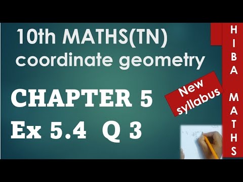 10th maths chapter 5 exercise 5.4 question 3 tn samacheer hiba maths