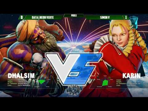 Gwinnett Brawl SFV  - DATA | NEON Vs Simon V
