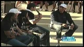 Rock Church- NBC San Diego: "Sports Wrap" with Allyson Felix, Darrell Stuckey, & Miles McPherson 