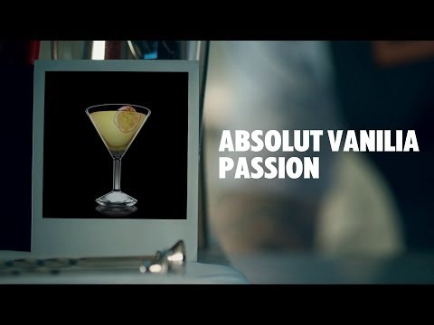 ABSOLUT VANILIA PASSION DRINK RECIPE - HOW TO MIX