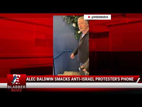 Watch: Alec Baldwin Smacks Anti-Israel Protester's Phone