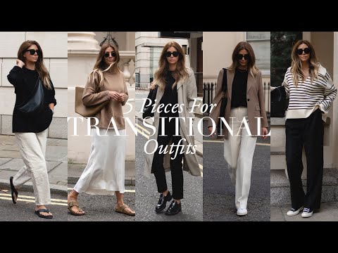 5 Key Transitional Pieces & Minimalist Outfits