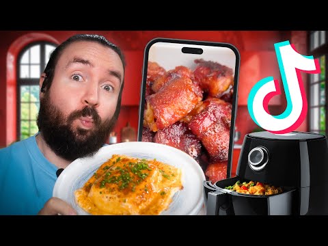 Ich TESTE virale TikTok AIRFRYER Rezepte (ES IST MEIN LEBEN)