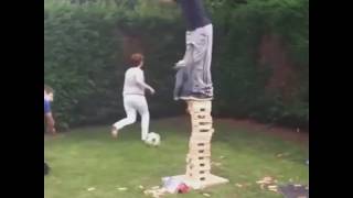 Giant Garden Jenga Nut Shot