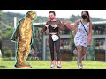 BEST Human Statue Prank 2021 Best Of Just For Laughs AWESOME REACTIONS