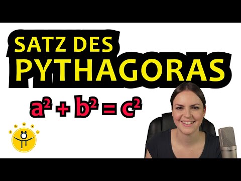 Satz des PYTHAGORAS einfach erklärt – rechtwinkliges Dreieck berechnen