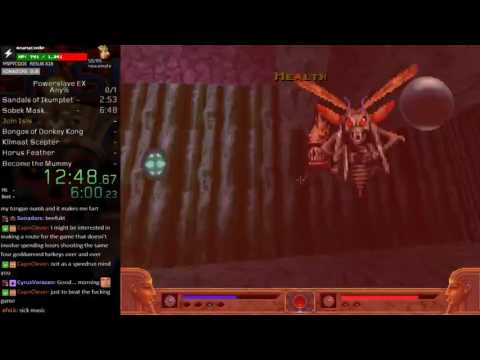 Powerslave EX Speedrun in 1:00:31