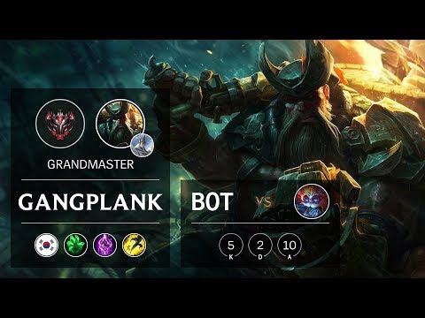 Gangplank Bot vs Heimerdinger - KR Grandmaster Patch 9.23