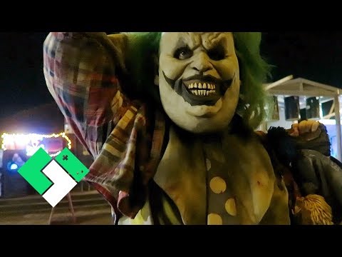 Getting Scared at Fear Farm | Clintus.tv