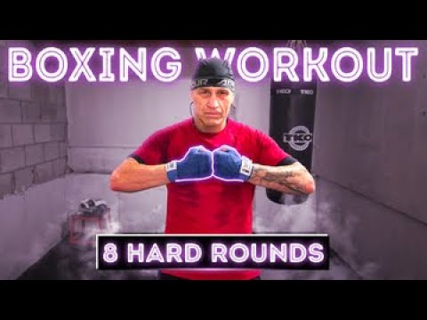 8 Hard Rounds of Boxing #boxingtraining #boxingworkout #heavybagworkout