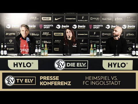 TV Elv // Pressekonferenz - Verlängerung Horst Steffen / SV Elversberg vs. FC Ingolstadt / 21.01.23