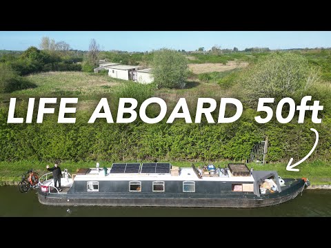 Living Aboard A NARROWBOAT - Life At 50ft & 4mph On The Canals