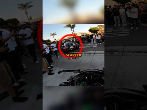 Ninja H2 Shocks Everyone at Supercar Meetup 😳 (@imkay )