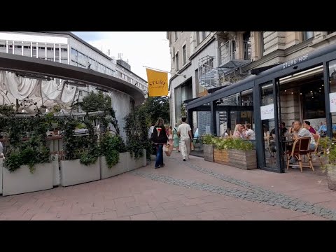 Stockholm, Sweden, Östermalm torg to Linnegatan WALK