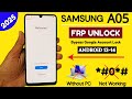 Samsung A05 Google Account Bypass Without PC Samsung A05 Frp Bypass Talkback Not Working