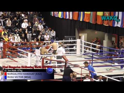 WorldCup Hungary 2016 - K1 sen male -67kg - Nurgaliyev Kanagat [KAZ] v. Rusu Victor [MDA]