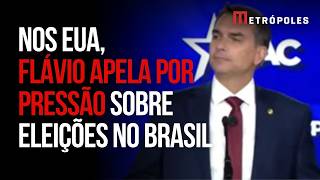 Íntegra: veja o discurso de Flávio Bolsonaro em conferência do CPAC nos EUA