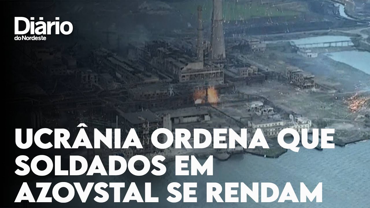 Imagem da notícia: Ucrânia ordena que soldados de Azovstal, em Mariupol, entreguem as armas