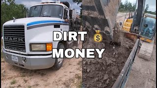 How i make money with my dump truck / overloaded dump truck / buying and selling dirt