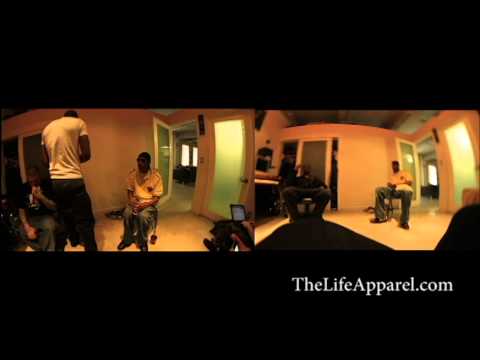 Freddie Gibbs and Krayzie Bone in the studio