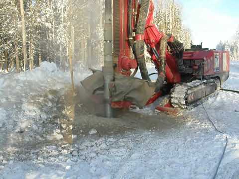 EGT Water Drill Rig Working