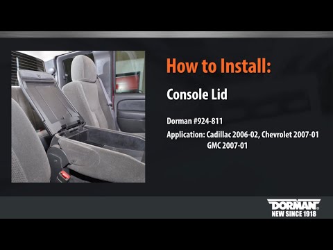 GM center console lid kit repair video by Dorman Products