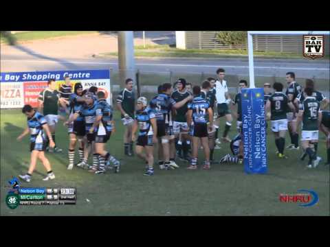 NHRU Round 7 Premier 1 Highlights Nelson Bay v Merewether