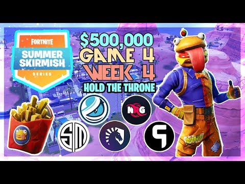 $500,000 🥊Hold The Throne Summer Skirmish🥊 Week 4 Game 4 (Fortnite)