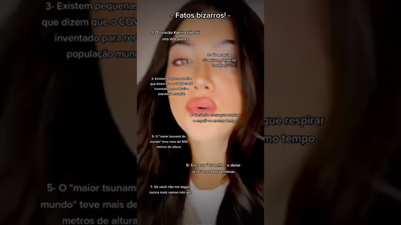 Fatos bizarros. #fatosbizarros