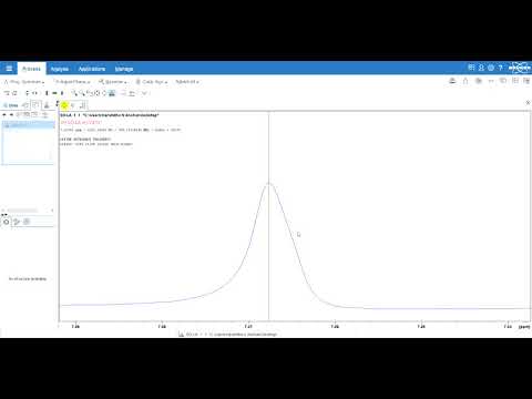 Part 2 - Calibtation of solvent peak and phase correction
