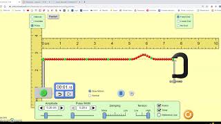 Phet Wave on a String Instructions