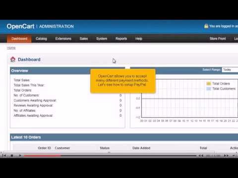 How to configure payment methods in OpenCart