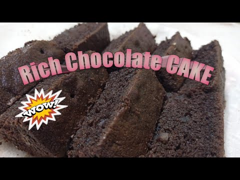 Chocolate sponge cake