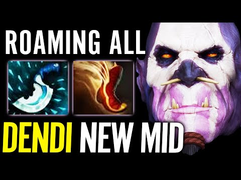 Dendi New Mid Very High skills Roaming All Lanes - Pro Witch Doctor Dota 2
