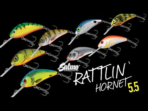 SALMO - Wobler Rattlin Hornet Floating Natural Perch 5,5 cm